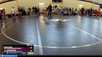 120 lbs Cons. Semi - Lucas Day, Contenders Wrestling Academy vs Ty Henderson, Maurer Coughlin Wrestling Club