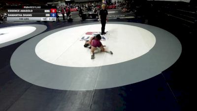 140 lbs Essence Abasolo, MDWA - Mount Diablo Wrestling Association vs Samantha Shang, IEWA - Inland Empire Wrestling Association