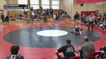150 lbs Day 2 (round 3) - Mykolas Matyjakowski, West Seneca W/E vs Logan Dauenhauer, Orchard Park