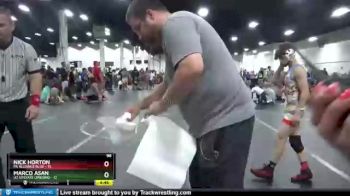 96 lbs Round 3 (8 Team) - Nick Horton, PA Alliance Blue vs Marco Asan, U2 Upstate Uprising