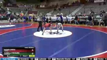 100 lbs Cons. Round 2 - Isabella McGuire, Glen Rose vs Alexia Smith, Rogers