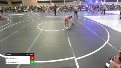 86 lbs Quarterfinal - Noah Jurado, Desert Dogs WC vs Eli Pomeroy, Boulder Bandits