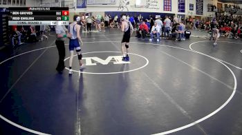 114 lbs Cons. Round 3 - Reid English, Commodore Perry Hs vs Ben Groves, Ringgold Hs
