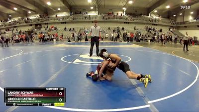 60 lbs Semifinal - Lincoln Castillo, Rogersville Wrestling Club-AA vs Landry Schwab, Joplin Youth Wrestling Club-AAA 