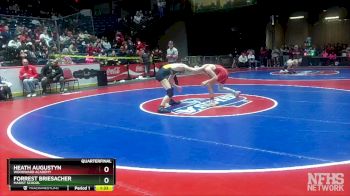 6A-120 lbs Quarterfinal - Forrest Briesacher, Marist School vs Heath Augustyn, Woodward Academy