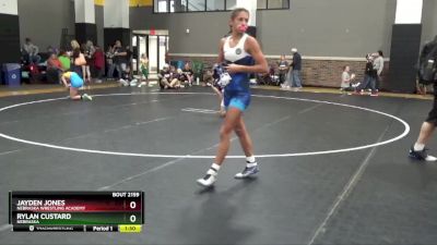 100 lbs Round 5 - Rylan Custard, Nebraska vs Jayden Jones, Nebraska Wrestling Academy