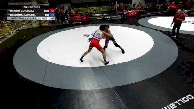 132 lbs Cons. Sub-rd Of 16 - Ramiro Gonzalez, Madera High School Wrestling vs Raymond Carbajal, Santa Fe High School Wrestling