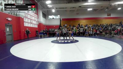 106 lbs Round Of 16 - Angel Diaz, Manchester West vs Lucas DeLeon, Londonderry