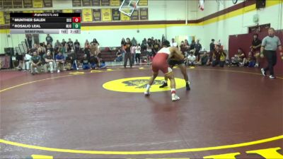 174 lbs Semifinal - Munther Saleh, Sacramento City College vs Rosalio Leal, Modesto Junior College