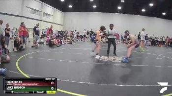 100 lbs Semifinal - Liam Myles, North Carolina Wrestling Factory vs Luke Hudson, Talon