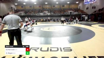 106 lbs Semifinal - Brighton Karvoski, Green Farms Academy vs Shamus Regan, Wyoming Seminary