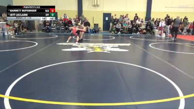70 lbs Quarterfinal - Barrett Nofsinger, Wabasha-Kellogg-Alma-Pepin vs Jett Leclaire, De Pere Youth