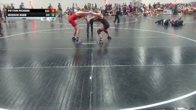 168 lbs Round 2 (4 Team) - Hudson Babb, Backyard Brawlers vs Peyton Pickens, Blackman