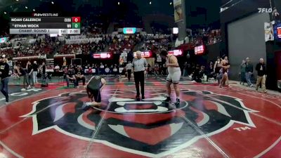 Champ. Round 1 - Ethan Wock, Whitehall/Harrison vs Noah Calerich, Cut Bank