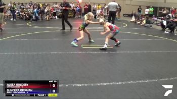 57 lbs Round 3 (4 Team) - Alsea Goldsby, Untouchables vs Suncera Dickman, Beast Mode WA Pink