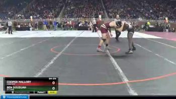 D4-215 lbs Cons. Round 2 - Cooper Mallory, Cass City vs Ben Dousuah, St Louis