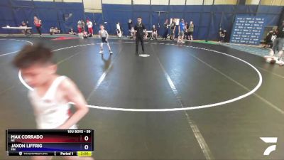 59 lbs Semifinal - Max Corrado, NE vs Jaxon Liffrig, MN