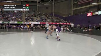 165 lbs Semis (4 Team) - Cayden Strong, Grand Valley State vs Sam Richardson, McKendree