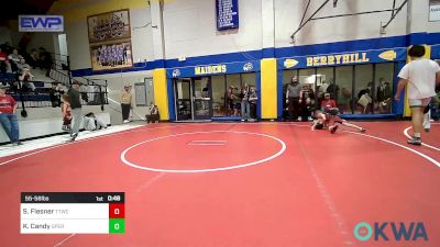 55-58 lbs Semifinal - Simon Flesner, Team Tulsa Wrestling Club vs Kaiden Candy, Sperry Wrestling Club