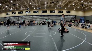 84 lbs Round 2 (8 Team) - Owen Blankenship, Virginia Patriots vs Colin Artman, Warhawks Wrestling