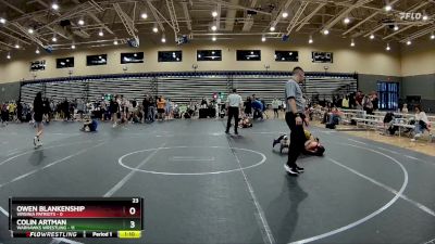 84 lbs Round 2 (8 Team) - Owen Blankenship, Virginia Patriots vs Colin Artman, Warhawks Wrestling