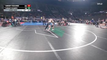 6A/5A Girls 135 Cons. Semi - Lindsey Faulkner, Dallas Girls vs Carley Ocampo, Liberty Girls