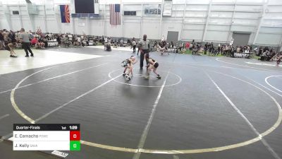 64 lbs Quarterfinal - Emma Camacho, Powerline Wrestling vs Jessie Kelly, Savage House WC