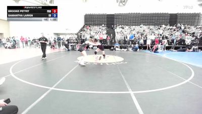 3rd Place - Brooke Pettet, Pride WC vs Samantha Larkin, Old Bridge