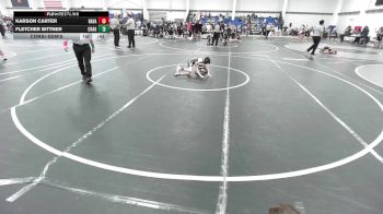 57 lbs Consolation - Karson Carter, Ravage WC vs Fletcher Bittner, Chagolla Trained WC