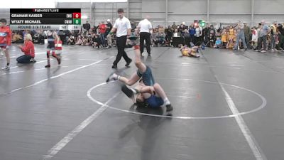 52 lbs Round 3 (6 Team) - Graham Kaiser, Empyre WC vs Wyatt Michael, Contenders WA Blue