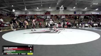 197 lbs Cons. Round 3 - Jackson Buck, UNC Pembroke vs Dane Hartmann, Jamestown (N.D.)