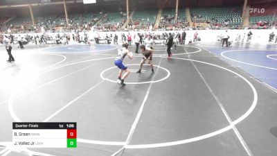 137 lbs Quarterfinal - Brenner Green, Snowflake vs Johnny Vallez Jr, Lockjaw WC