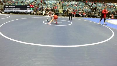 120 lbs Consi Of 16 #1 - Liam Nielsen, Juab vs Cash Christensen, Murray