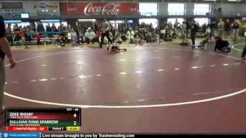 45 lbs Cons. Semi - Sullivan (Van) Sparrow, Skulls And Crossbones vs Zeke Rigsby, Tiger Elite Wrestling