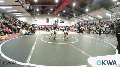 52 lbs Consi Of 8 #2 - Rodney Bencoma, Warhorse Wrestling Club vs Easton Admire, Berryhill Wrestling Club