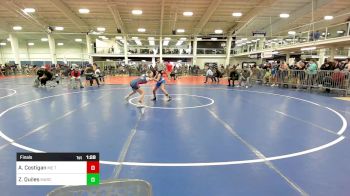 101 lbs Final - Alixandra Costigan, ME Trappers WC vs Zsofia Quiles, MarcAurele WC