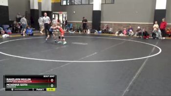 52 lbs Round 2 - McKenna Goth, Minnesota vs Rahzlayn Mullin, Grand View Wrestling Club