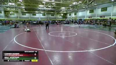65 lbs Cons. Round 4 - Reily Wortman, Governor Wrestling vs Conner Roeber, Siouxland Wrestling Academy
