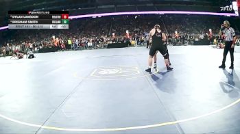 D2-215 lbs Cons. Round 1 - Dylan Langdon, Forest Hills Eastern HS vs Brigham Smith, Freeland HS