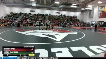 110 lbs Cons. Round 2 - Sydney Babi, Eaglecrest vs Aspen Blundell, Overland