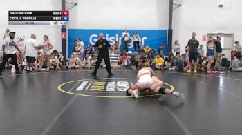 63 kg 7th Place - Gage Vaughn, Okie Girls - W vs Cecilia Verrilli, PA West Yellow - W