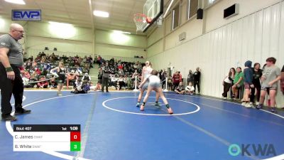 80-85 lbs Rr Rnd 1 - Cambri James, Spartan Wrestling Fort Smith vs Bristol White, Spartan Wrestling Fort Smith