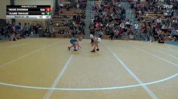 60 lbs Round 3 - Rosie Everman, Outlaw Wrestling Club vs Claire Traxler, Pinnacle Wrestling Club