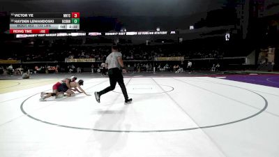 133 lbs Consi Of 32 #2 - Victor Ye, Montclair State vs Hayden Lewandoski, Connecticut