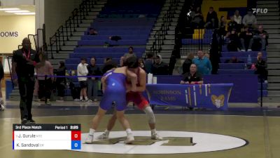 60 lbs 3rd Place Match - Jonathan Gurule, NMU-National Training Center vs King Sandoval, DMV RTC