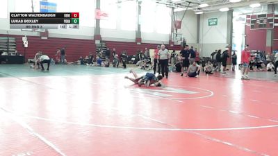 130 lbs Rr Rnd 3 - Clayton Waltenbaugh, Renegade vs Lukas Boxley, Ponaganset