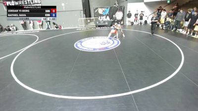 113 lbs Jordan Yi-Berg, SAWA - Sacramento Area Wrestling Association vs Nathiel Nava, KCWA - Kern County Wrestling Association