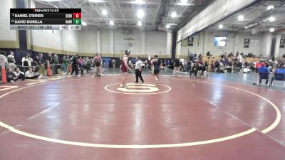 190 lbs Consi Of 8 #2 - Daniel O'Brien, Dedham vs David Bonilla, Hanover