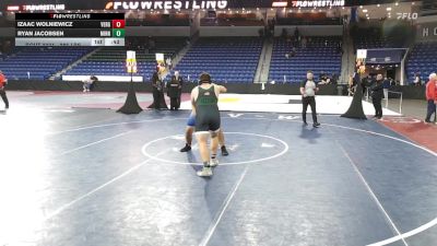 285 lbs Consi Of 16 #1 - Izaac Wolniewicz, Vergennes vs Ryan Jacobsen, Minnechaug