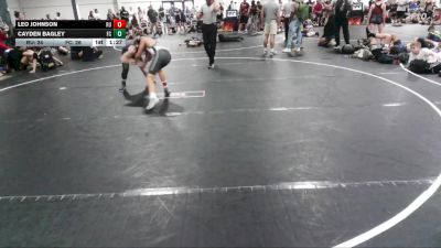 101 lbs Round 5 (6 Team) - Cayden Bagley, Funky Crayons vs Leo Johnson, Reverence United